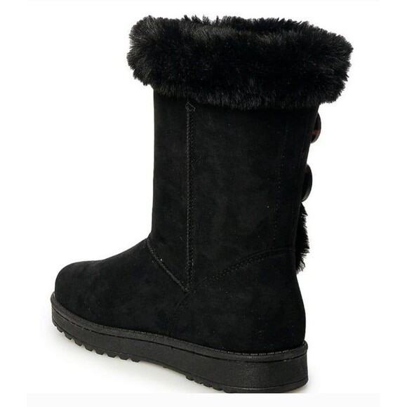 SO Abigail Faux-Fur winter boots Size 9.5  Color: Chestnut - Picture 6 of 8